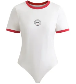 Body femme Nacre Rouge Dim x Ines de La Fressange