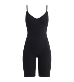 Body short femme sans armature Noir Dim Silhouette Seconde peau