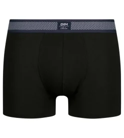 Boxer homme en coton modal à ceinture rayée Noir Dim Smart