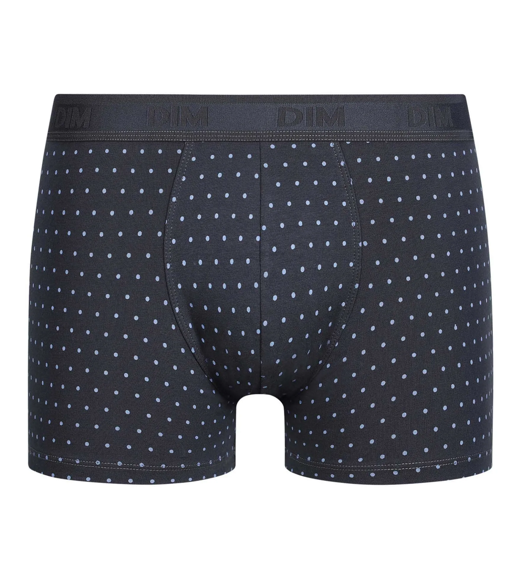 Boxer homme en coton stretch Lavande à pois Dim Fancy