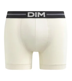 Boxer homme en microfibre à coutures plates Beige Dim Icons Essentiel