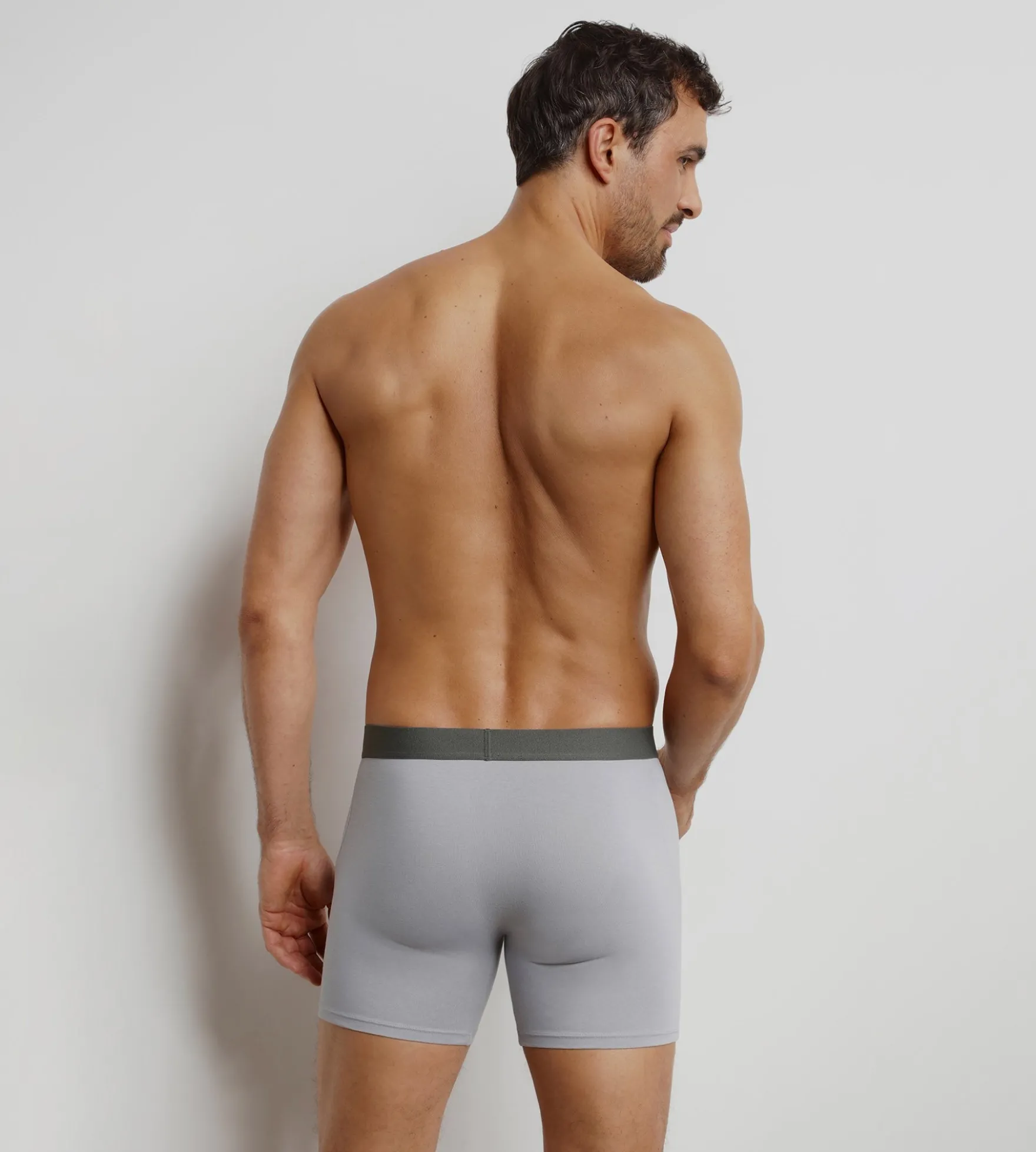 Boxer homme long en coton Acier Dim Trendy