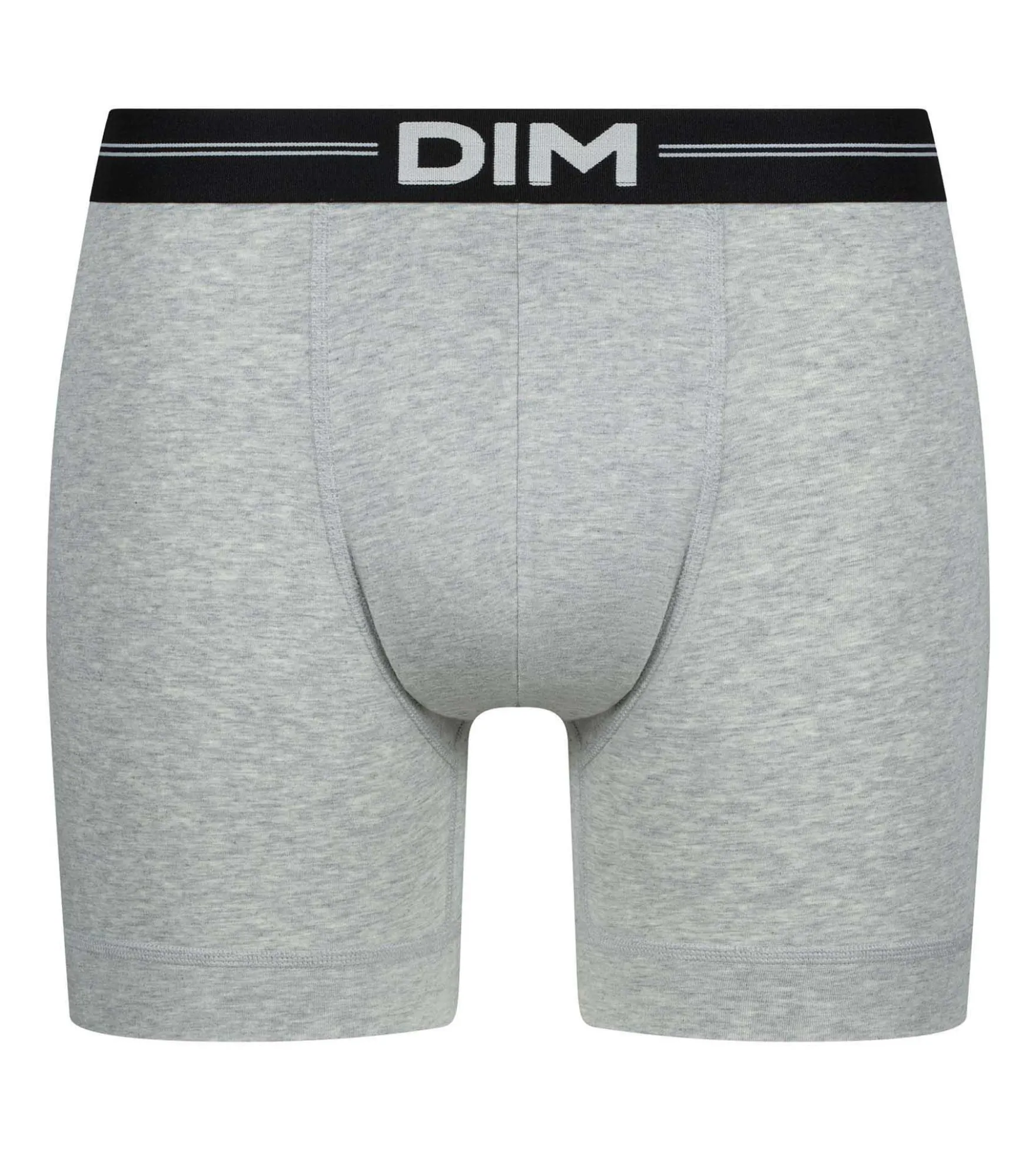Boxer long homme Gris Chiné Dim Icons
