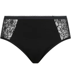 Boxer menstruel coton bio dentelle Noir flux très abondant Dim Protect