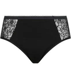 Boxer menstruel coton bio dentelle Noir flux très abondant Dim Protect