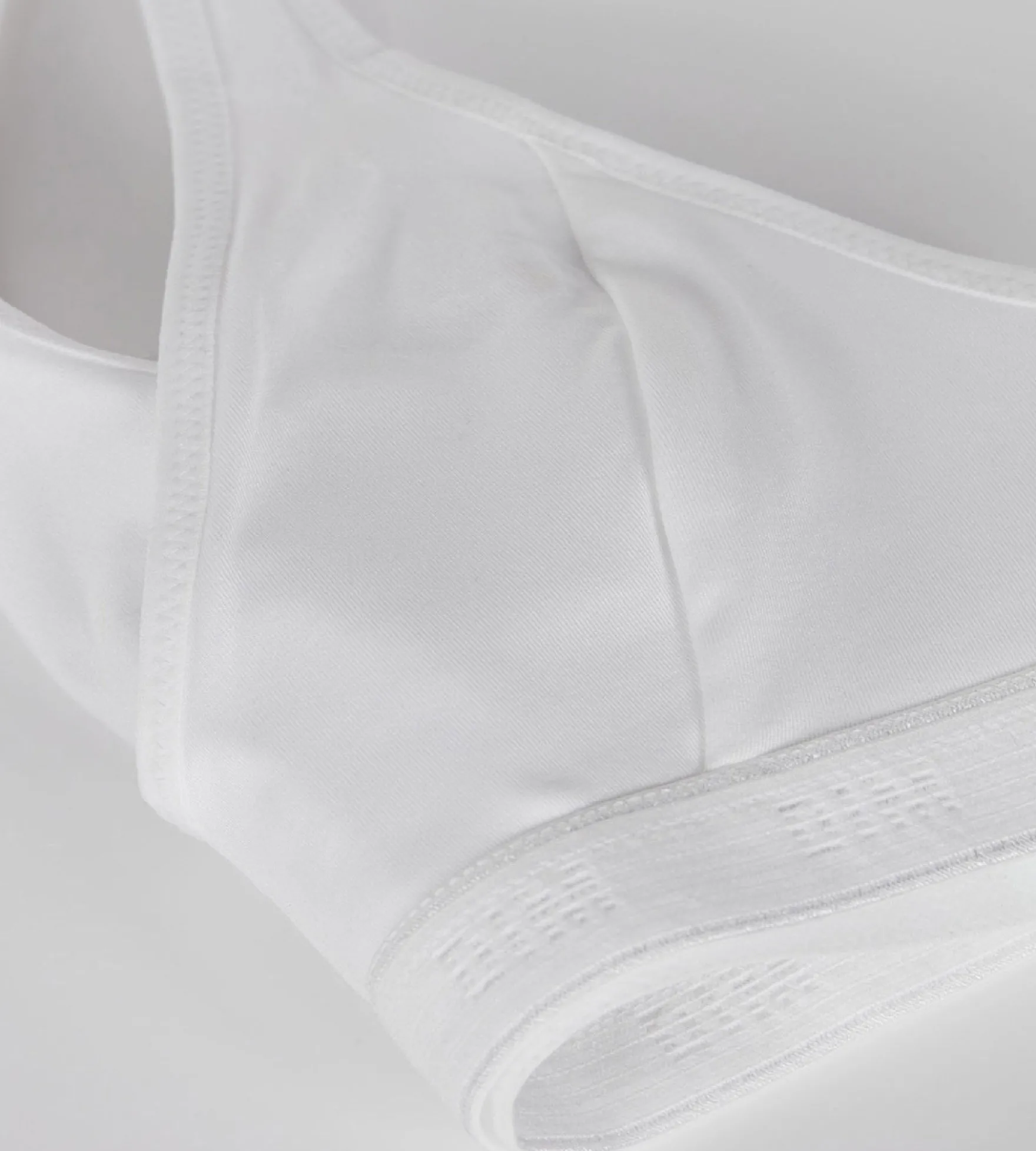 Brassière de sport blanche DIM Pocket Micro Girl