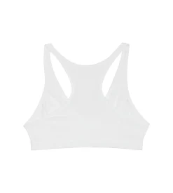Brassière de sport blanche DIM Pocket Micro Girl