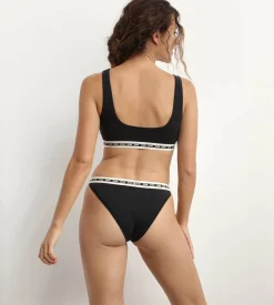 Brassière femme en coton modal Noire Dim Icons Essentiel
