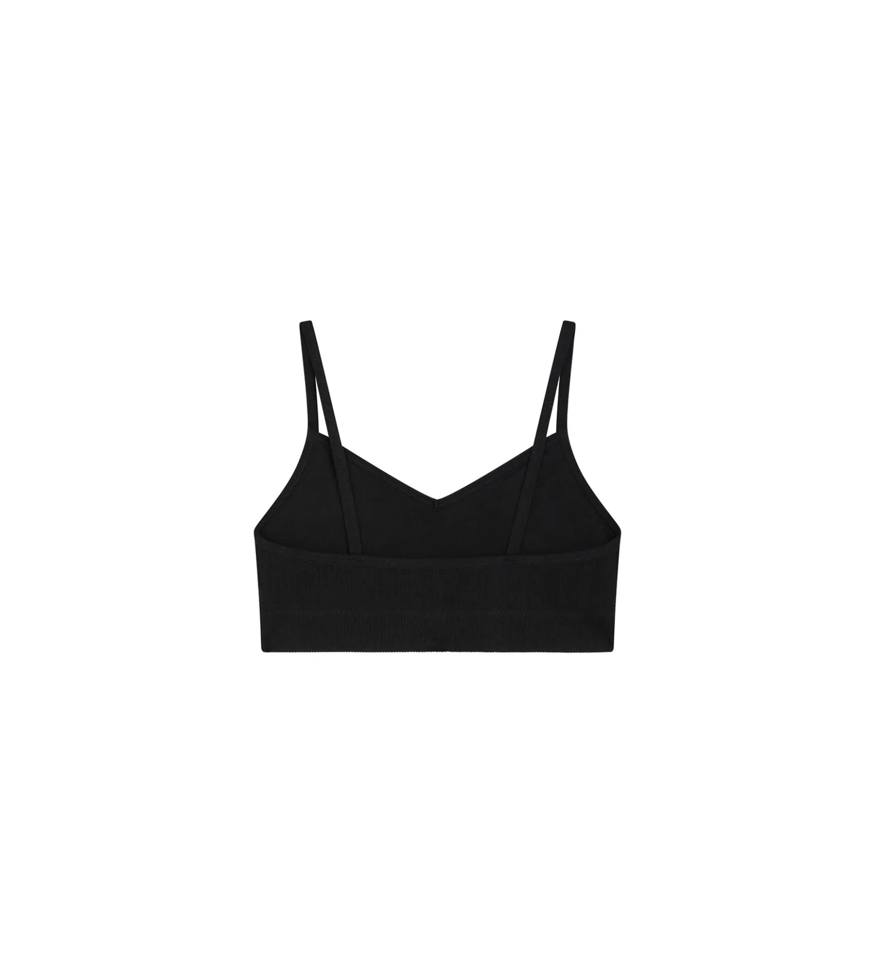 Brassière fille sans couture en microfibre Noir Dim