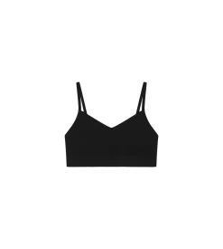 Brassière fille sans couture en microfibre Noir Dim