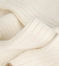 Chaussettes chaudes femme beige crème Bamboo