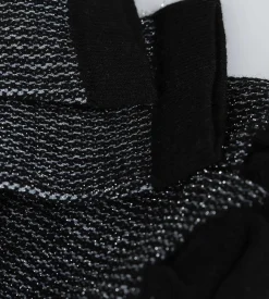 Chaussettes femme noir et Lurex argent Dim Mode