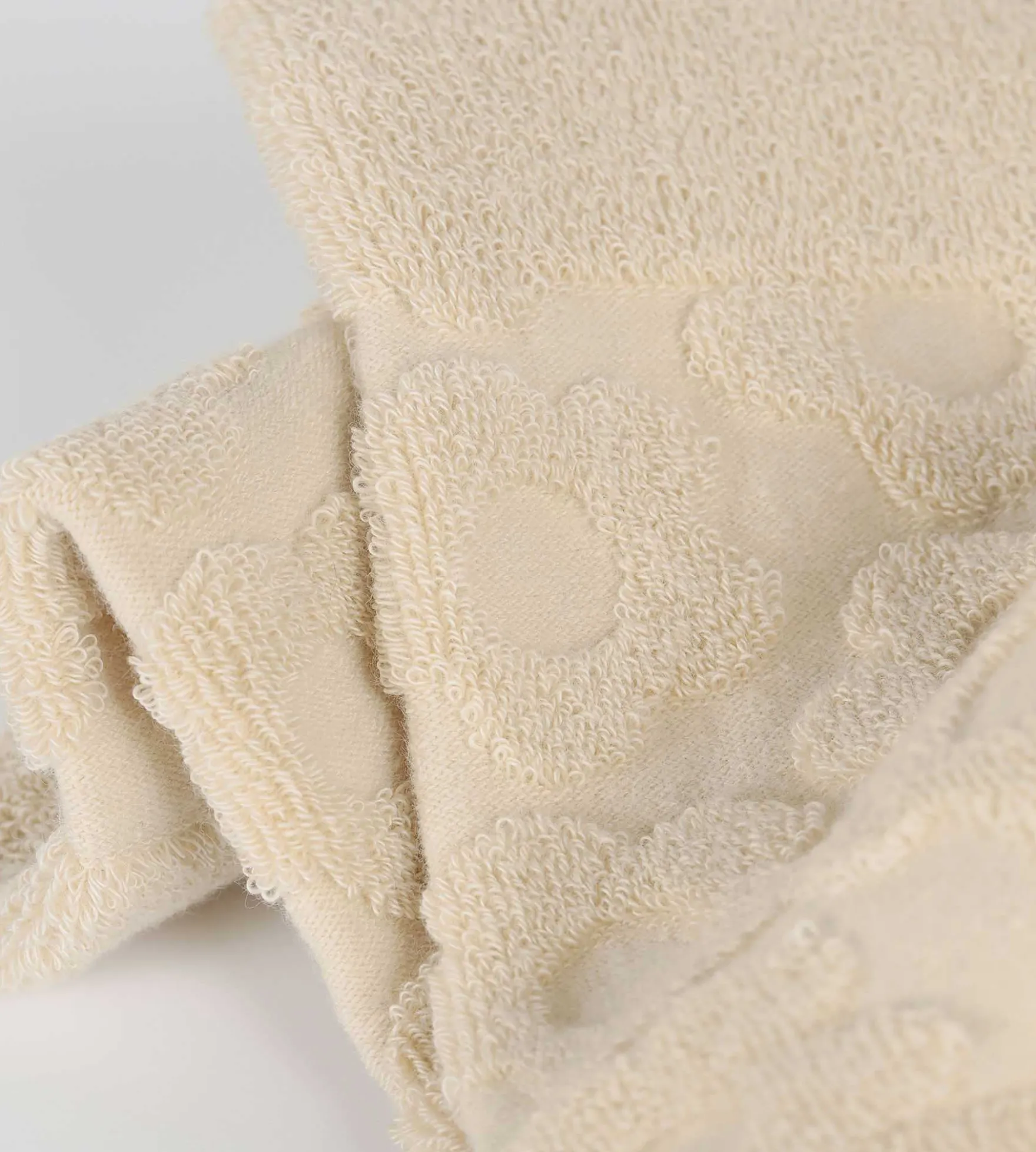 Chaussettes femme éponge Crème à fleurs Dim Mode