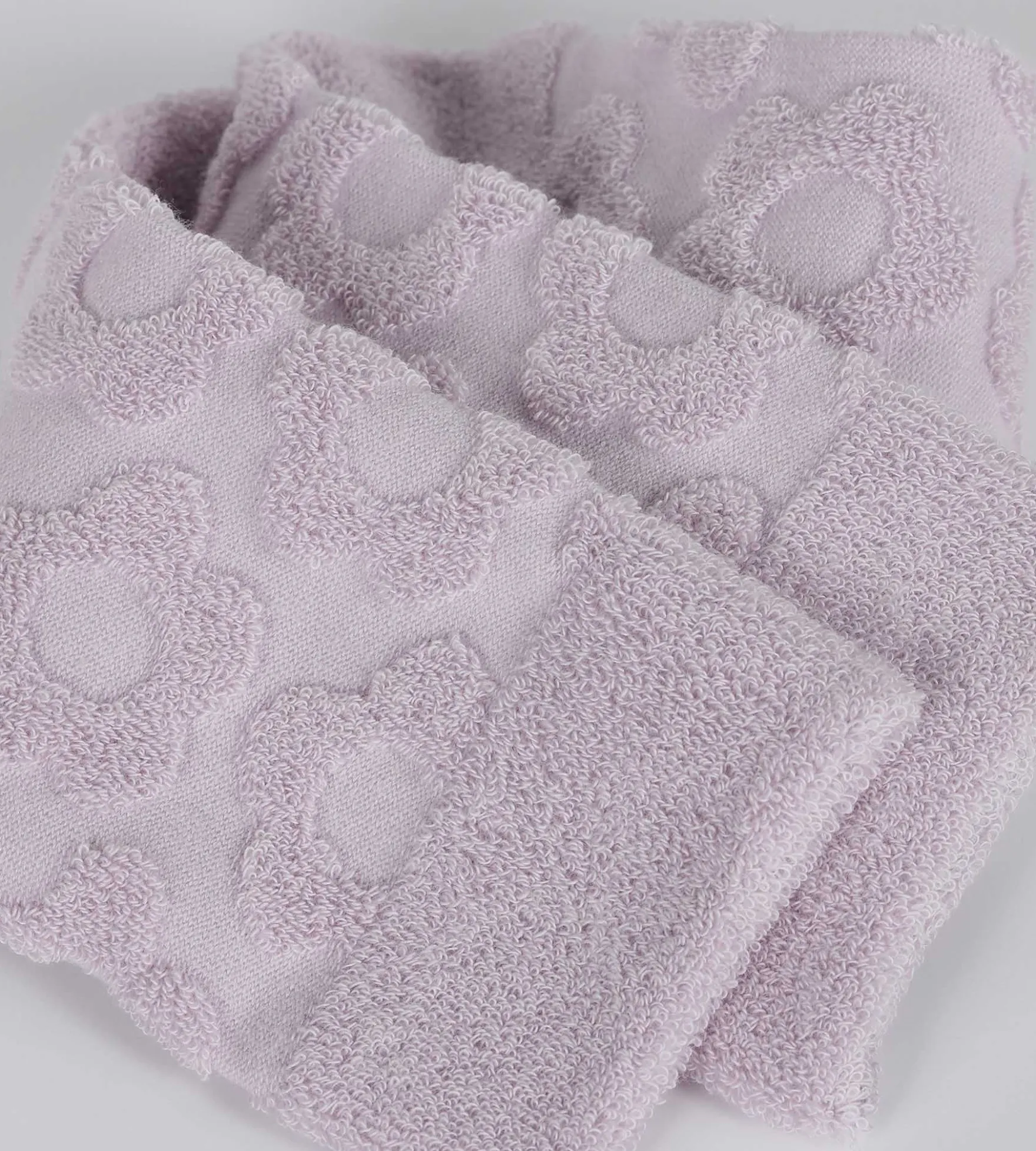 Chaussettes femme éponge parme à fleurs Dim Mode