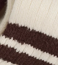 Chaussettes hautes en coton ivoire DIM x Ines de la Fressange