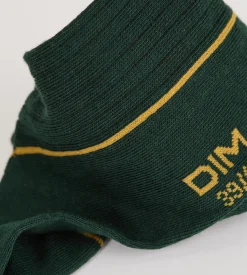 Chaussettes homme coton vert olive La Mode Côtelée
