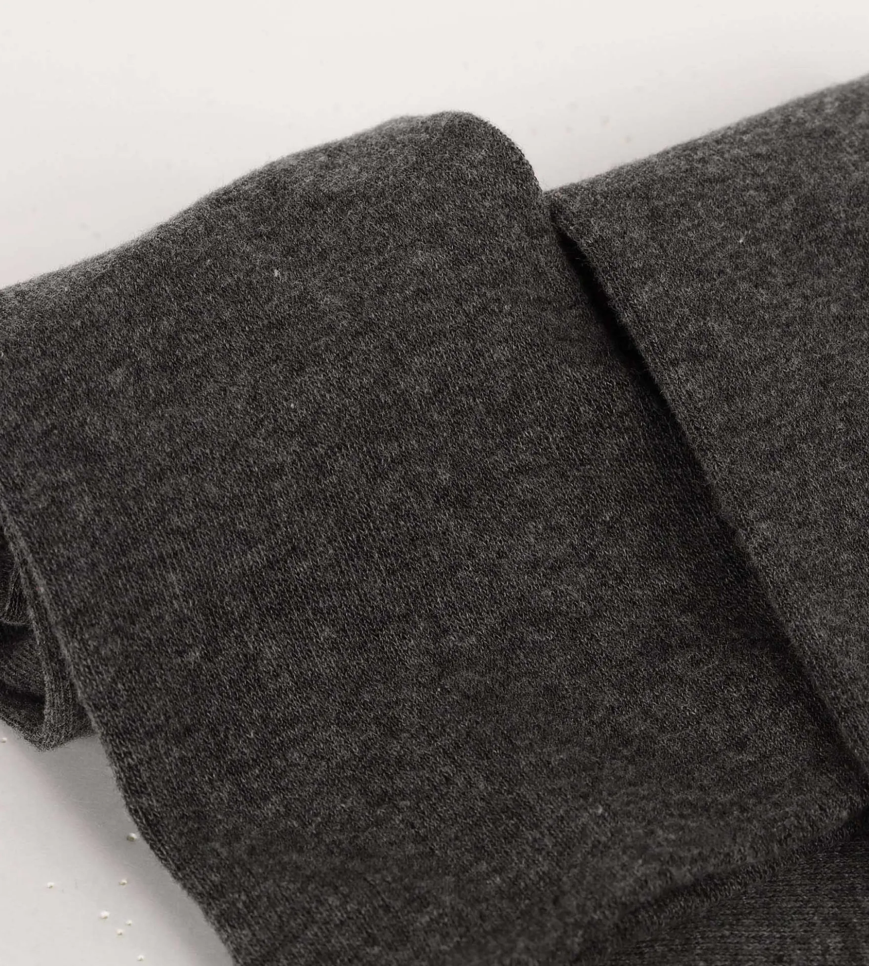 Chaussettes maxi hautes pour femme en coton Anthracite Chiné Dim