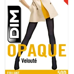 Collant gris charbon opaque veloulé Style 50D