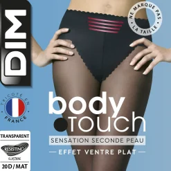 Collant noir Body Touch Ventre Plat 20D