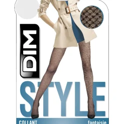 Collant noir voile bijoux 23D Madame so Chic