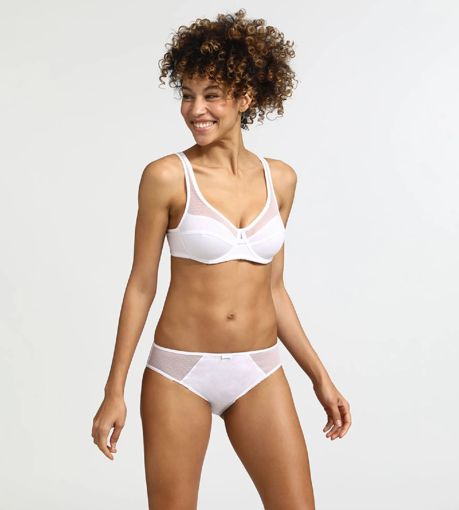 Culotte blanche Generous Coton Bio Dim