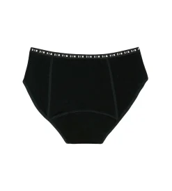 Culotte de règles pour fille en coton bio Flux Moyen Noir My Protect