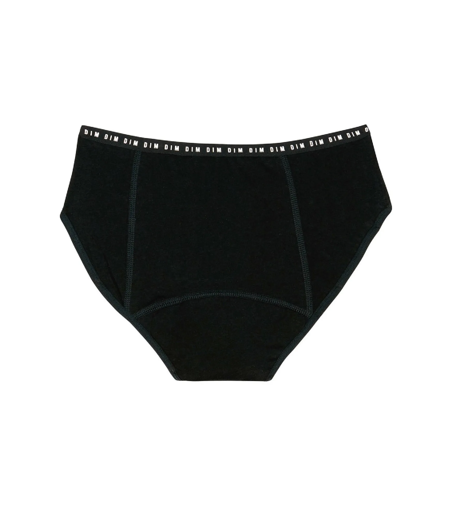 Culotte de règles pour fille en coton bio Flux Moyen Noir My Protect