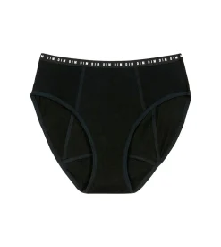Culotte de règles pour fille en coton bio Flux Moyen Noir My Protect