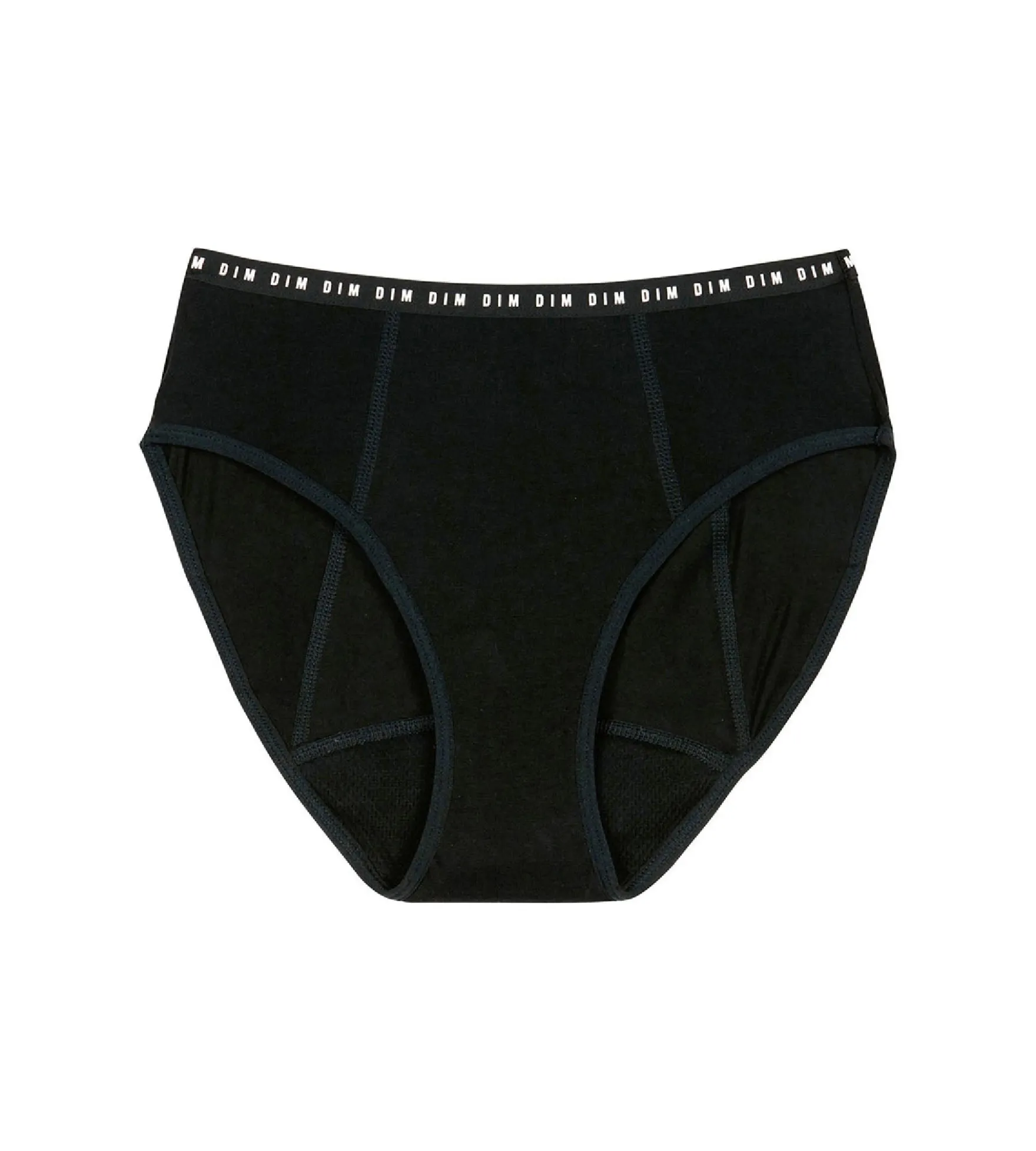 Culotte de règles pour fille en coton bio Flux Moyen Noir My Protect