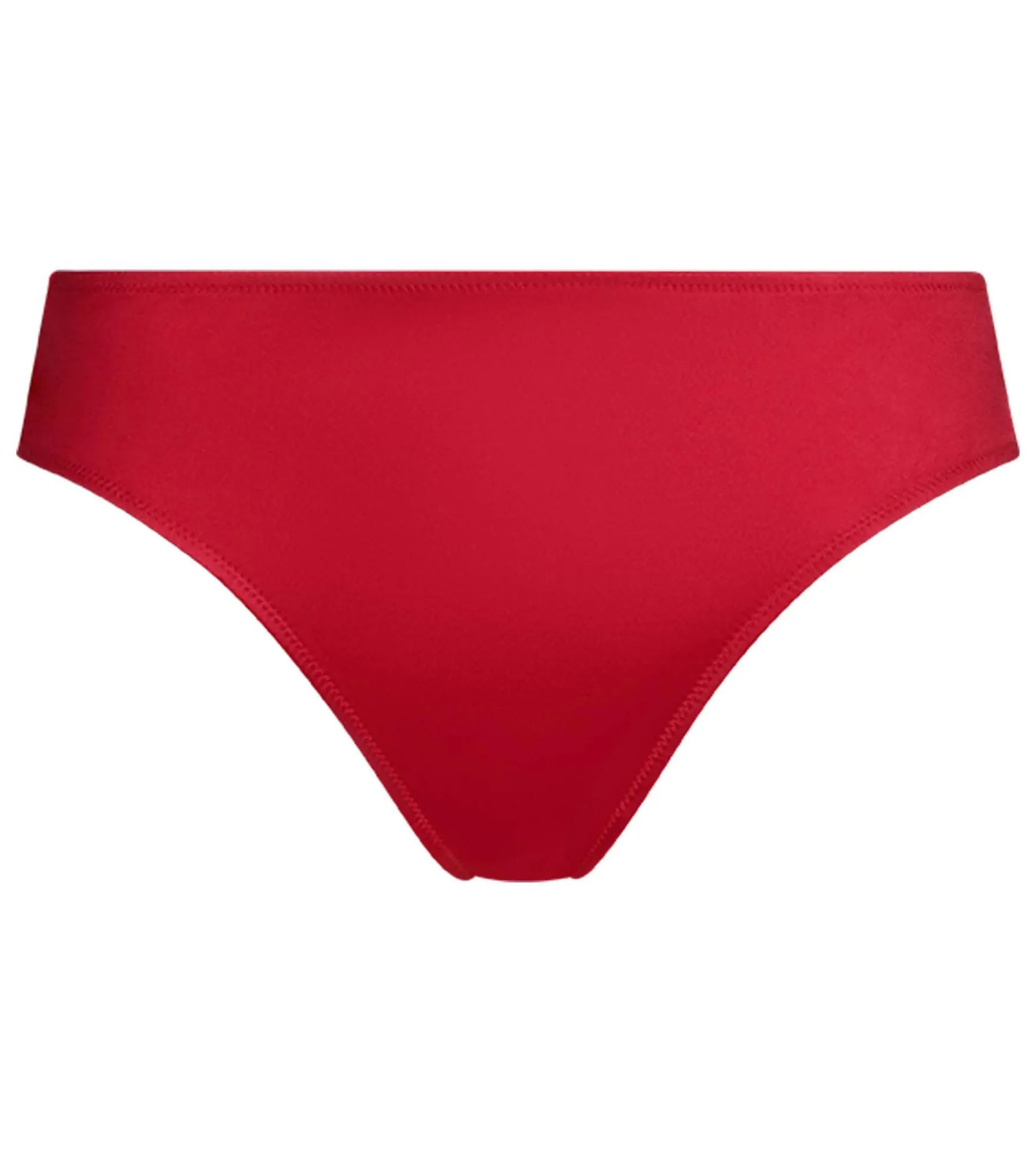 Culotte femme en satin et dentelle florale Rouge Chocolove