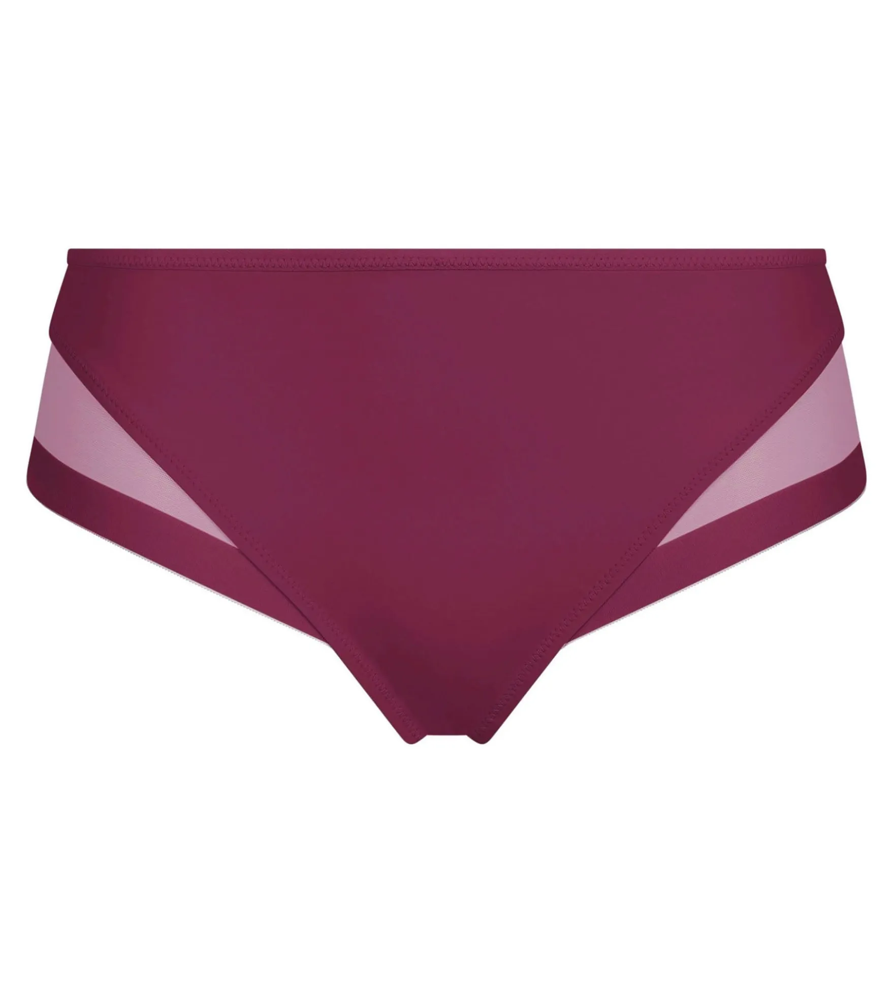 Culotte femme semi-transparente Bordeaux Dim Generous