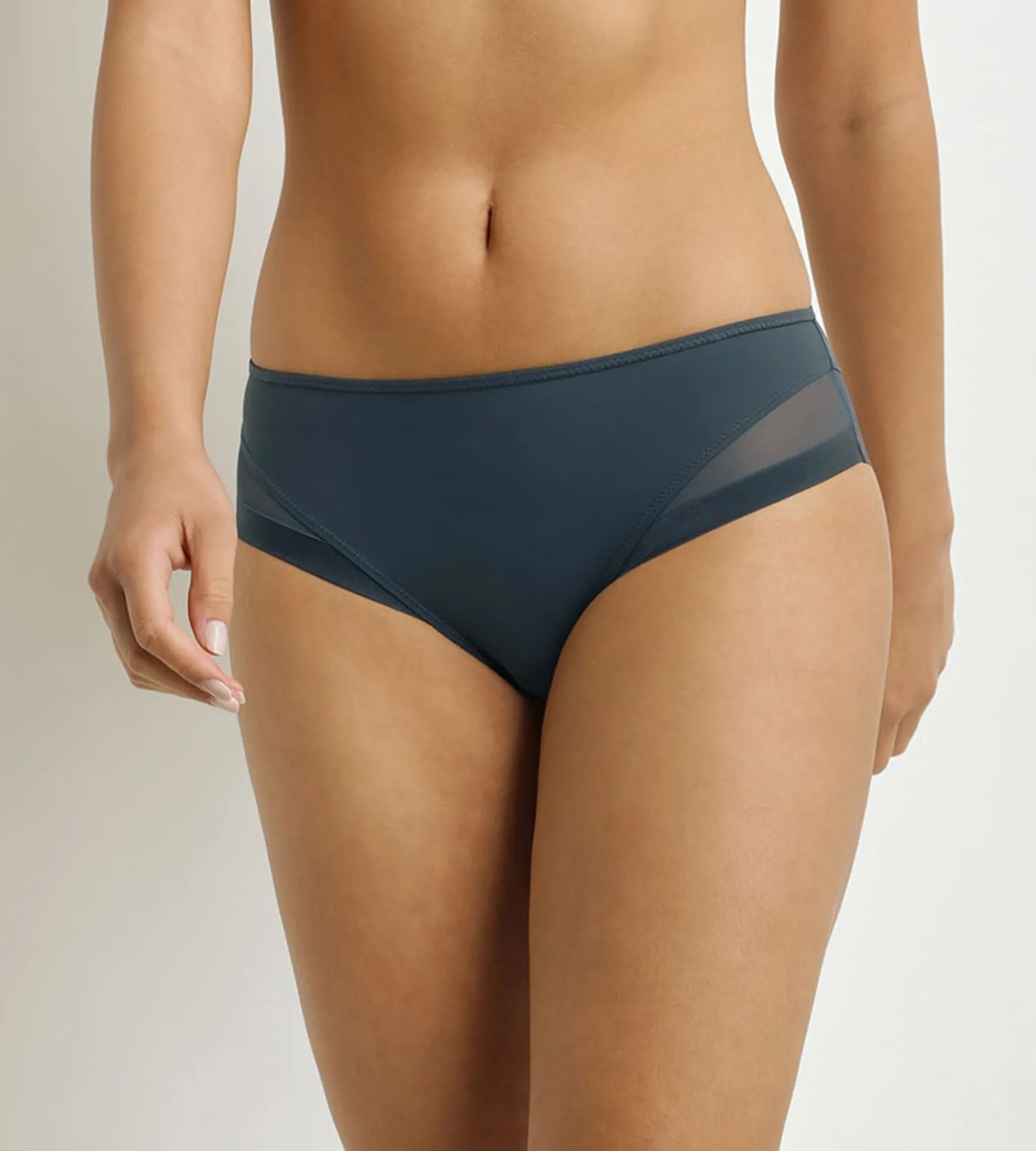 Culotte femme semi-transparente Vert Sapin Dim Generous