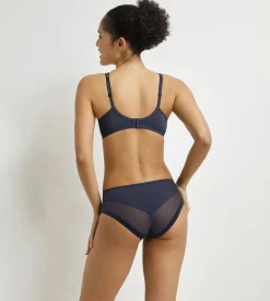 Culotte femme semi-transparente Bleu Formel Dim Generous