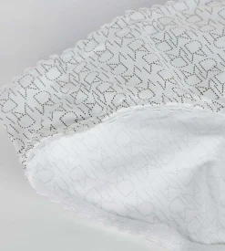 Culotte fille blanche imprimé logo - Dim Touch