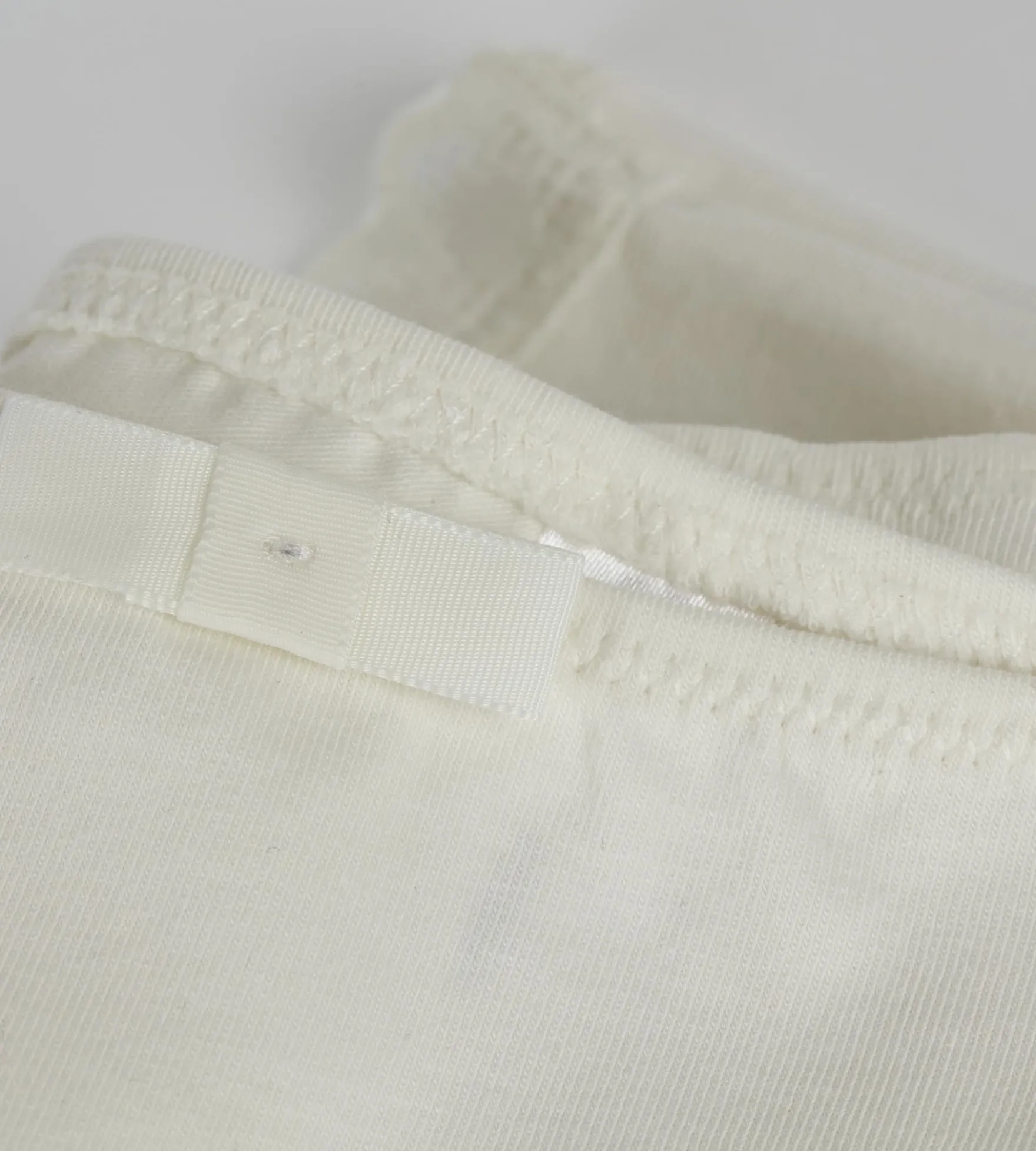 Culotte fille en microfibre et dentelle Ivoire Daily
