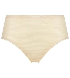 Culotte haute femme à rayures Beige Dim x Ines de La Fressange