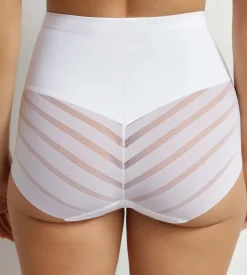 Culotte haute ventre plat Blanche Femme Dim Silhouette Élégance