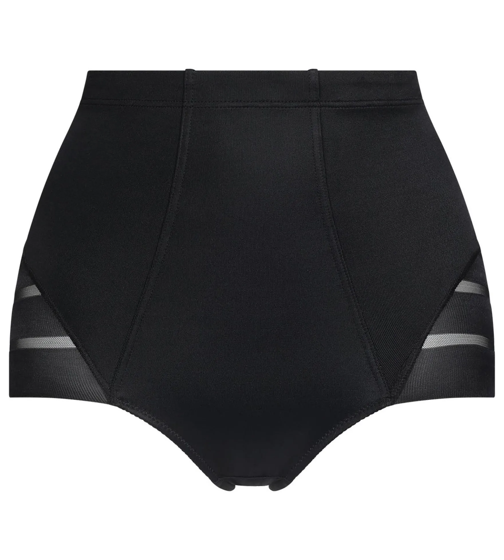 Culotte haute ventre plat Noire Femme Dim Silhouette Élégance
