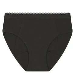 Culotte menstruelle coton bio Noir Flux très abondant Dim My Protect