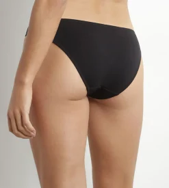 Culotte midi pour femme en coton Noir Dim Daily