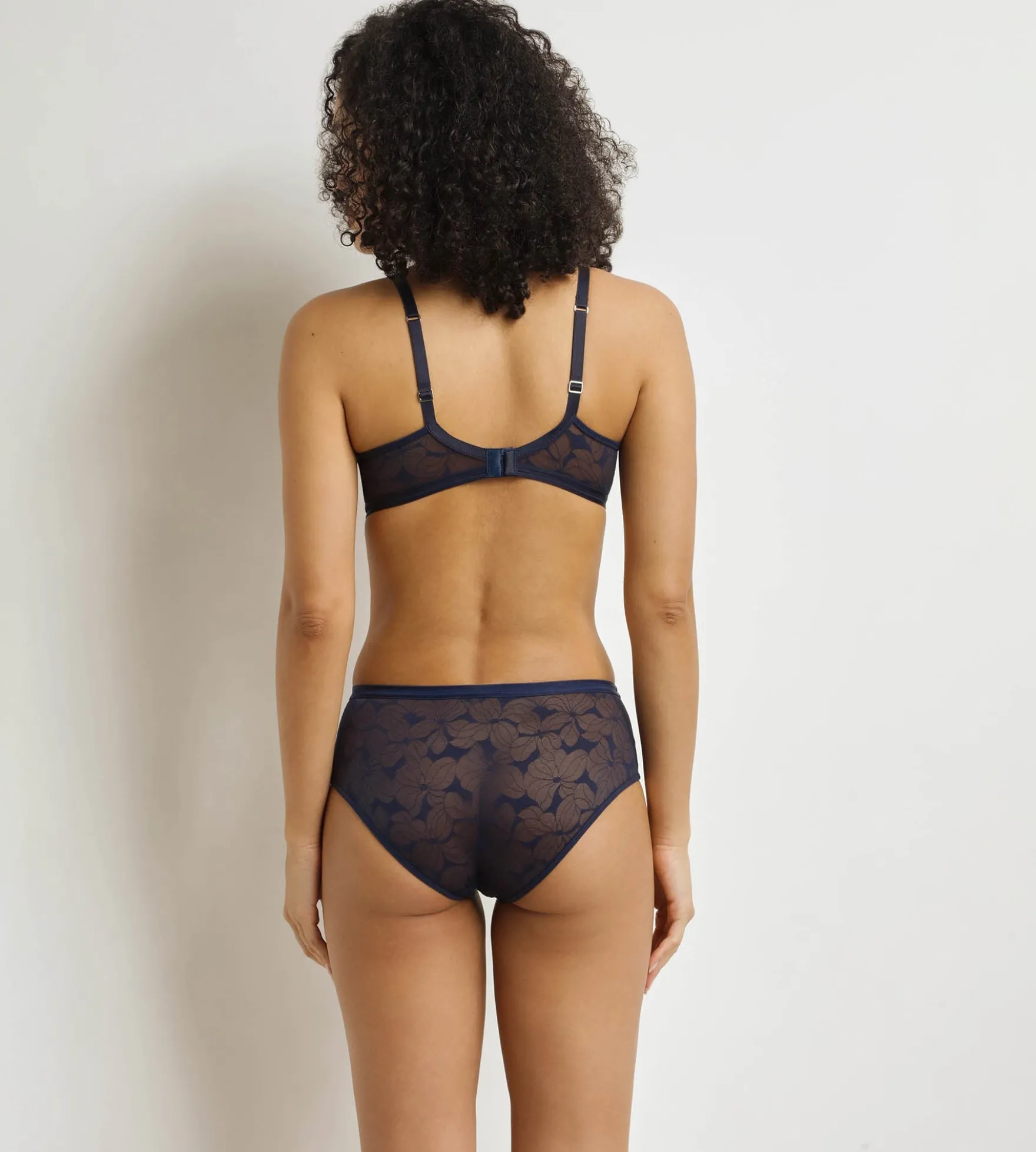 Culotte taille haute femme Bleu Dim Bloom
