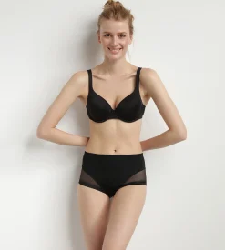 Culotte taille haute invisible noire Generous Limited Edition de Dim