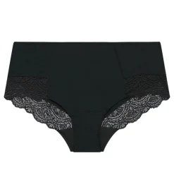 Culotte ventre plat femme taille haute noire Dim Silhouette Essentiel