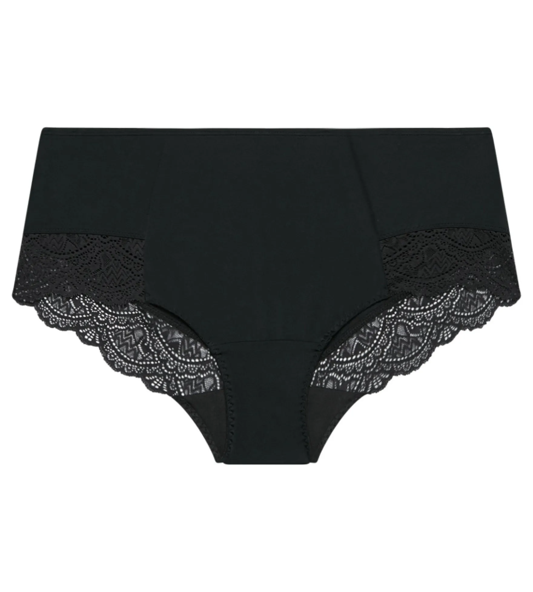 Culotte ventre plat femme taille haute noire Dim Silhouette Essentiel