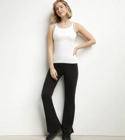 Débardeur de sport femme thermorégulateur en jersey Ecru Dim Move