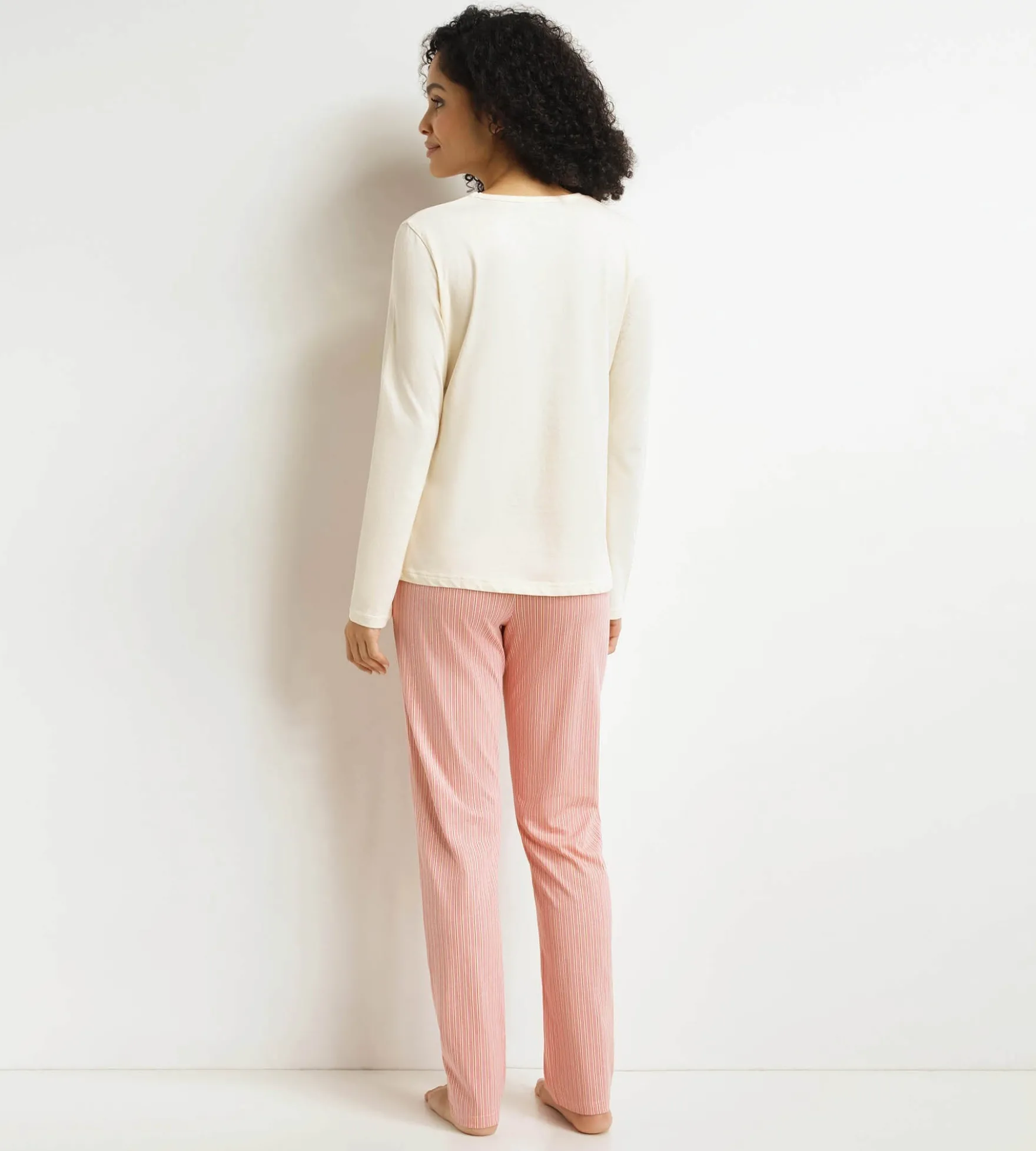 Ensemble pyjama pantalon femme Beige Don’t Disturb