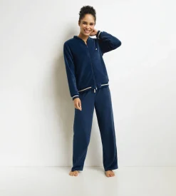 Ensemble pyjama pantalon femme Bleu Minuit Dim