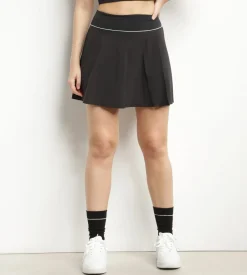 Jupe short de sport femme en microfibre Noire Dim Move