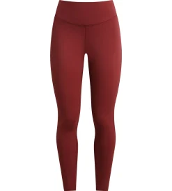Legging de sport femme en microfibre sculptante Bordeaux Dim Move