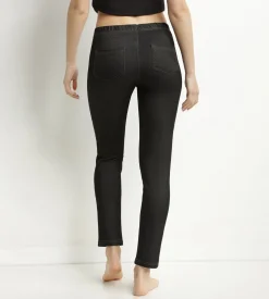 Legging femme effet jean Noir avec poches Dim Relax & Go